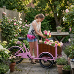 chanty cargo teen pink flower garden bike