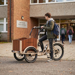 chanty cargo teen beige school woon werk fiets