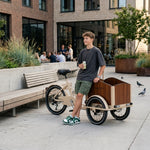 chanty cargo teen beige stadsfiets tiener