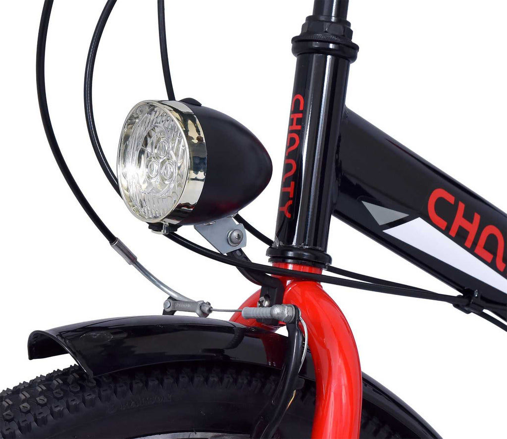 Chanty 24" Børnecykel – Dreng – Sort/Rød – 7 Gear & V - Bremser - BørnecyklerneChantyBørnecyklerne24 - 014/2Chanty 24" Børnecykel – Dreng – Sort/Rød – 7 Gear & V - Bremser
