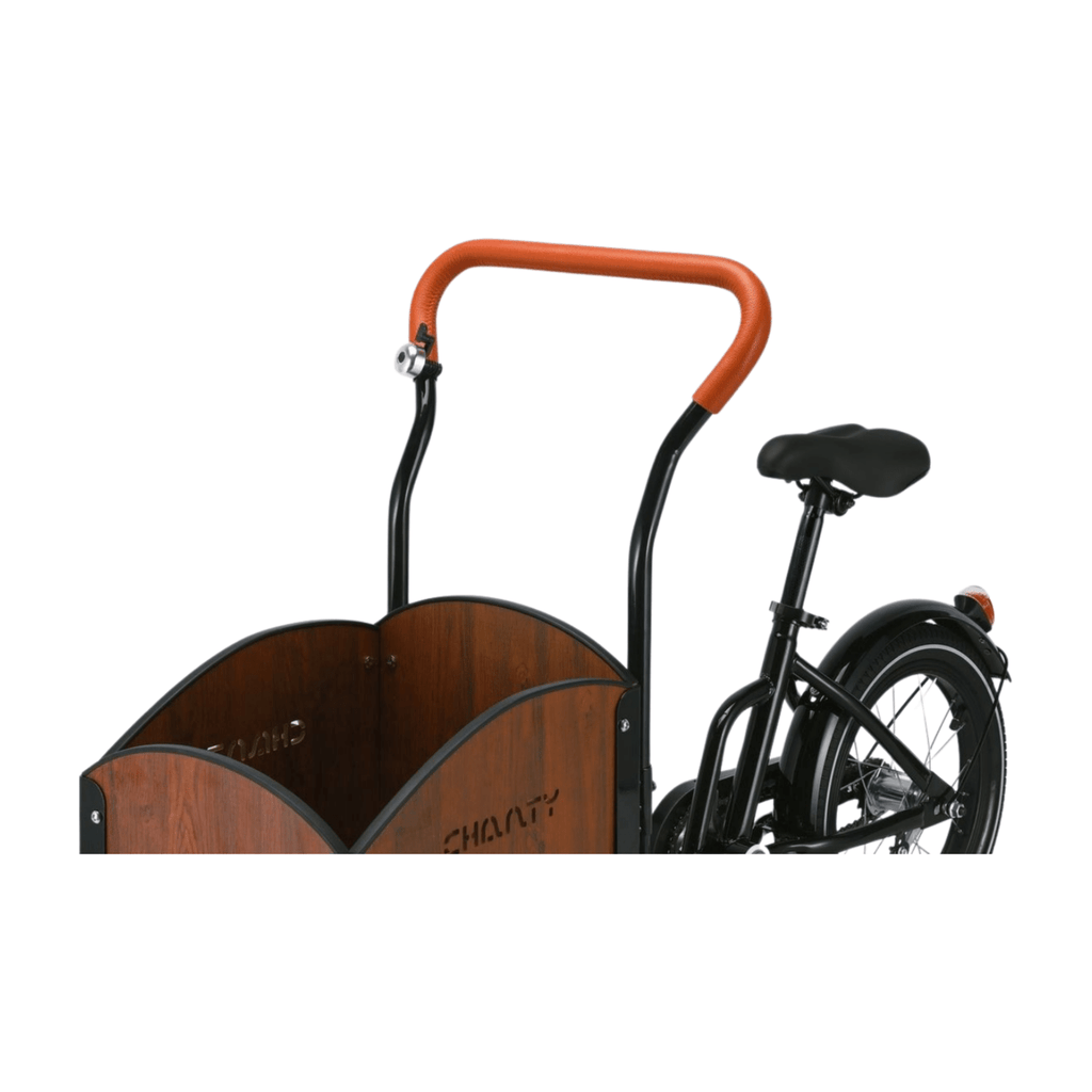 Chanty Cargo Kid - Sort inkl. hjelm, flaskeholder, håndtag i 2 farver og ringklokke - BørnecyklerneChantyBørnecyklerneSort: BLC16 - SRTChanty Cargo Kid - Sort inkl. hjelm, flaskeholder, håndtag i 2 farver og ringklokke