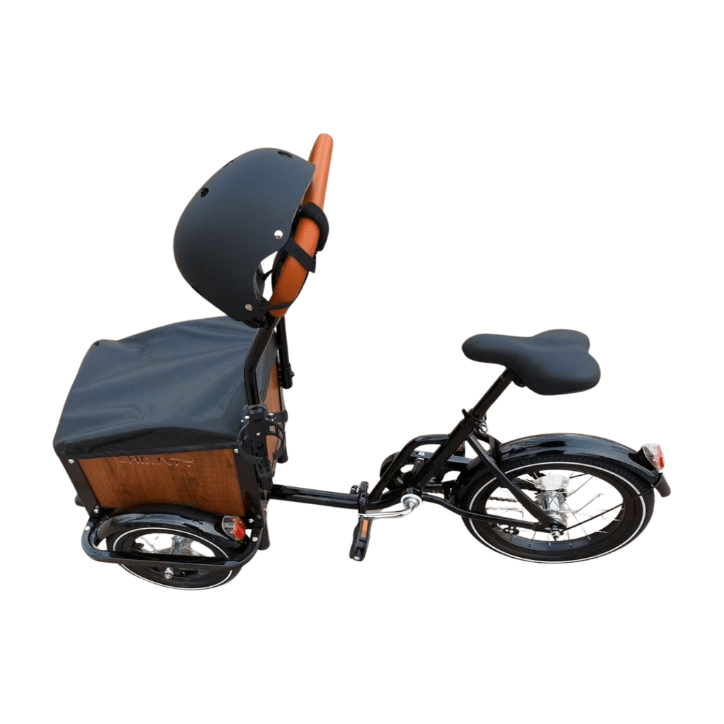 Chanty Cargo Kid - Sort inkl. hjelm, flaskeholder, håndtag i 2 farver og ringklokke - BørnecyklerneChantyBørnecyklerneSort: BLC16 - SRTChanty Cargo Kid - Sort inkl. hjelm, flaskeholder, håndtag i 2 farver og ringklokke