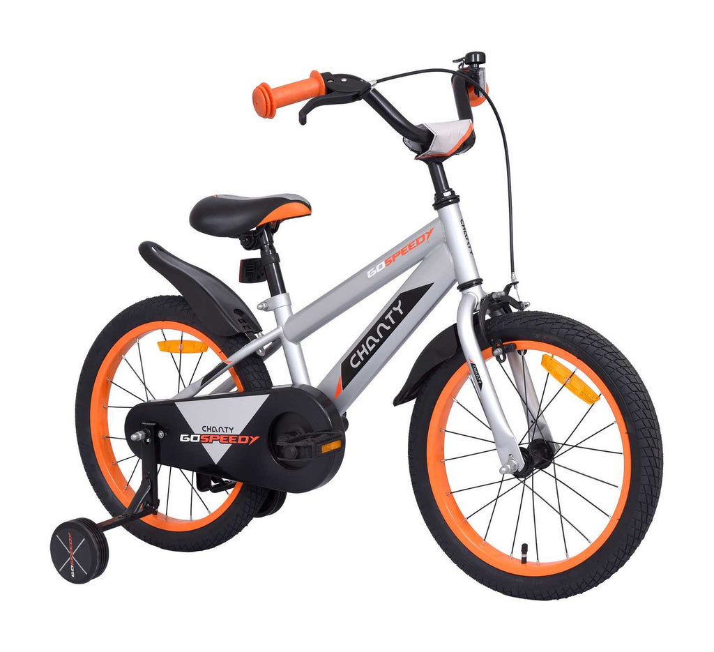 CHANTY Go Speedy 18" Silver Drengecykel | 5 - 7 År | - BørnecyklerneChantyBørnecyklerne18 - 004CHANTY Go Speedy 18" Silver Drengecykel | 5 - 7 År |