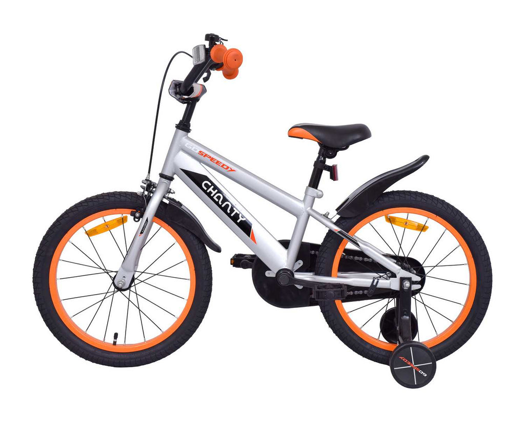 CHANTY Go Speedy 18" Silver Drengecykel | 5 - 7 År | - BørnecyklerneChantyBørnecyklerne18 - 004CHANTY Go Speedy 18" Silver Drengecykel | 5 - 7 År |