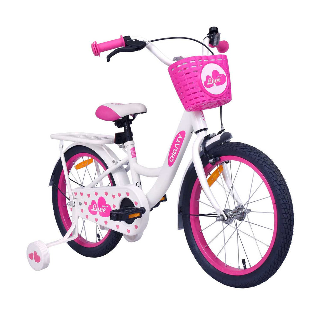 CHANTY Love 18" Pink Børnecykel | Piger | - BørnecyklerneChantyBørnecyklerne18 - 016CHANTY Love 18" Pink Børnecykel | Piger |