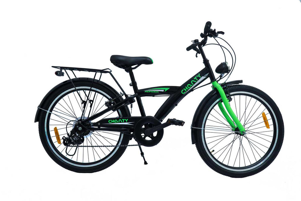 CHANTY Roader 24" Sort & Grøn Drengecykel | 7 Gear | - BørnecyklerneChantyBørnecyklerne24 - 014/1CHANTY Roader 24" Sort & Grøn Drengecykel | 7 Gear |