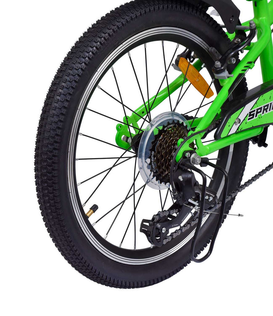 CHANTY Sprinter 20" Grøn Drengecykel | 7 Gear | - BørnecyklerneChantyBørnecyklerne20 - 005/1CHANTY Sprinter 20" Grøn Drengecykel | 7 Gear |